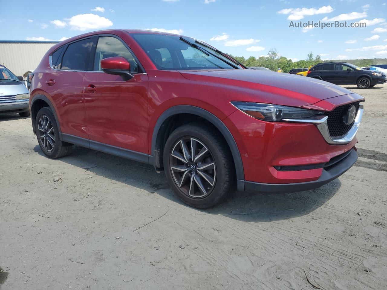 2017 Mazda Cx-5 Grand Touring Red vin: JM3KFADL2H0180022