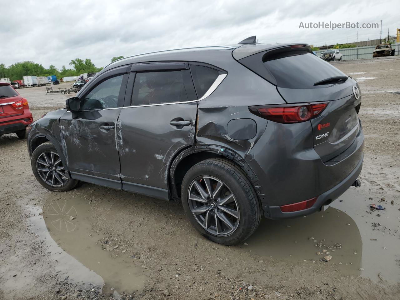 2017 Mazda Cx-5 Grand Touring Серый vin: JM3KFADL4H0132182