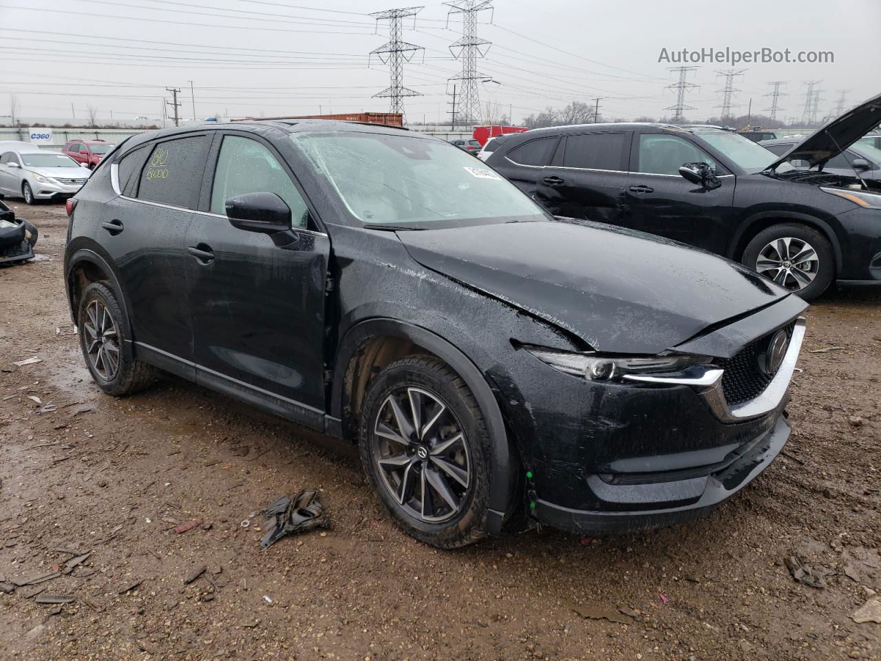 2017 Mazda Cx-5 Grand Touring Черный vin: JM3KFADL9H0162715