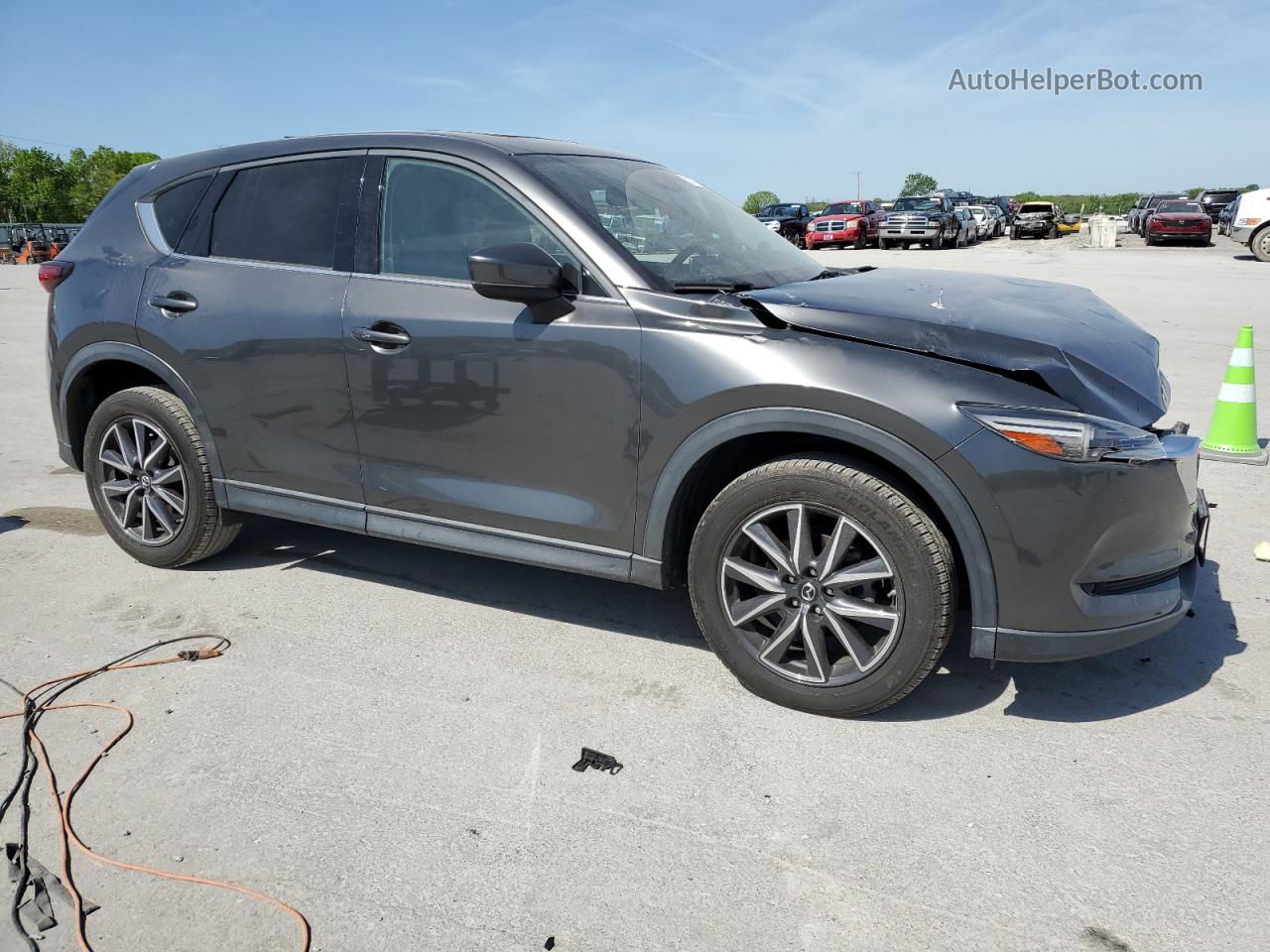 2017 Mazda Cx-5 Grand Touring Серый vin: JM3KFADLXH0181094