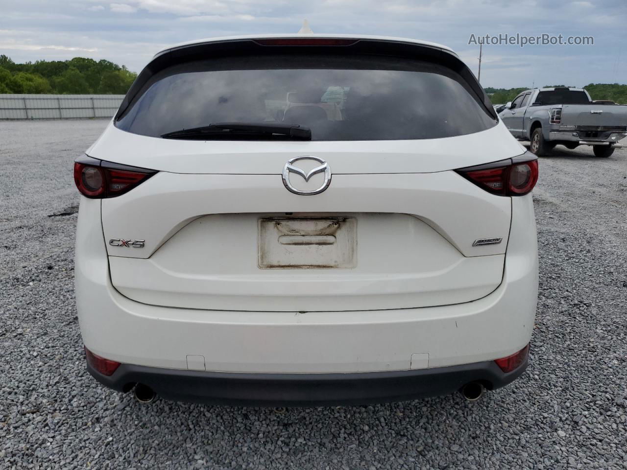 2017 Mazda Cx-5 Grand Touring White vin: JM3KFADLXH0211369