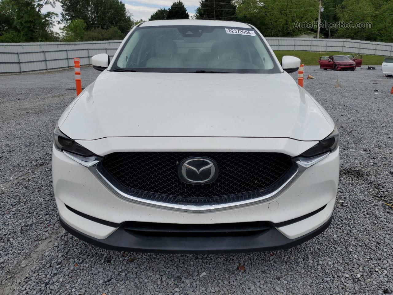 2017 Mazda Cx-5 Grand Touring White vin: JM3KFADLXH0211369