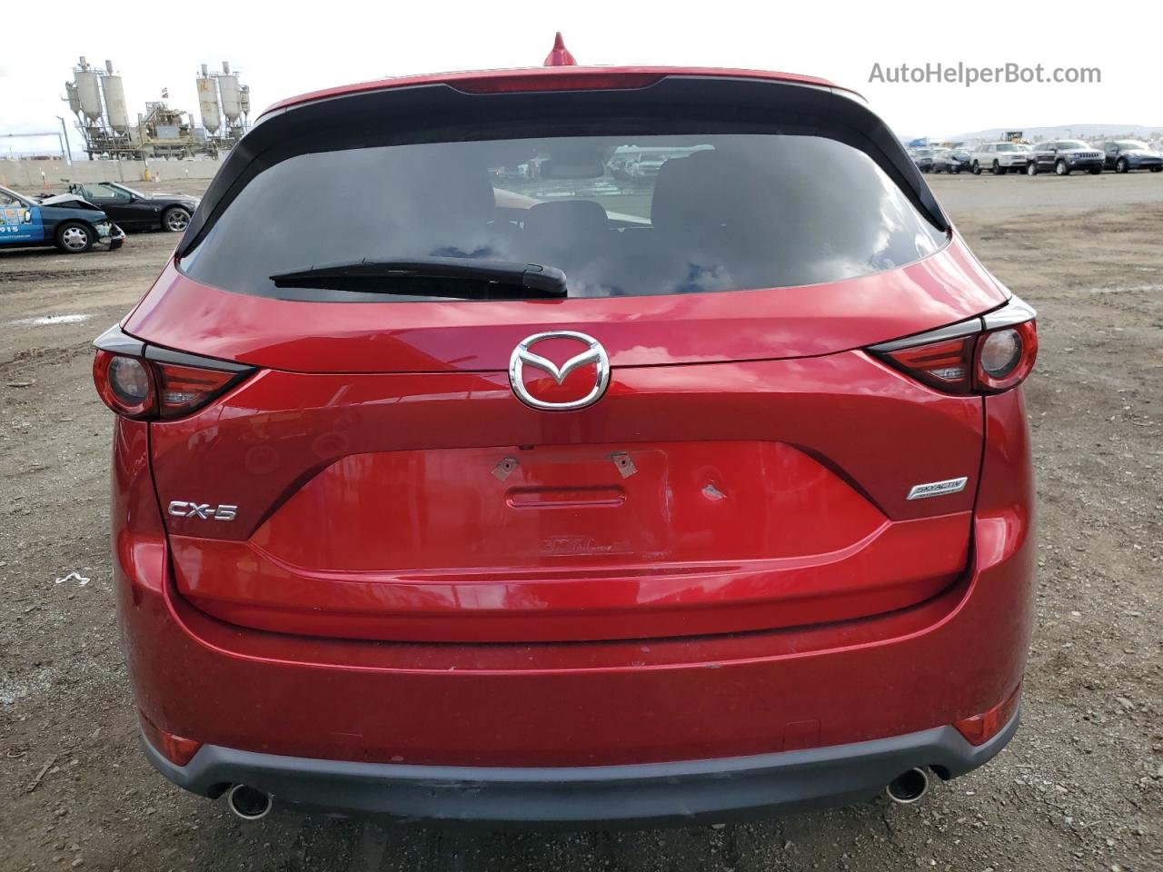 2019 Mazda Cx-5 Grand Touring Red vin: JM3KFADM0K1515529