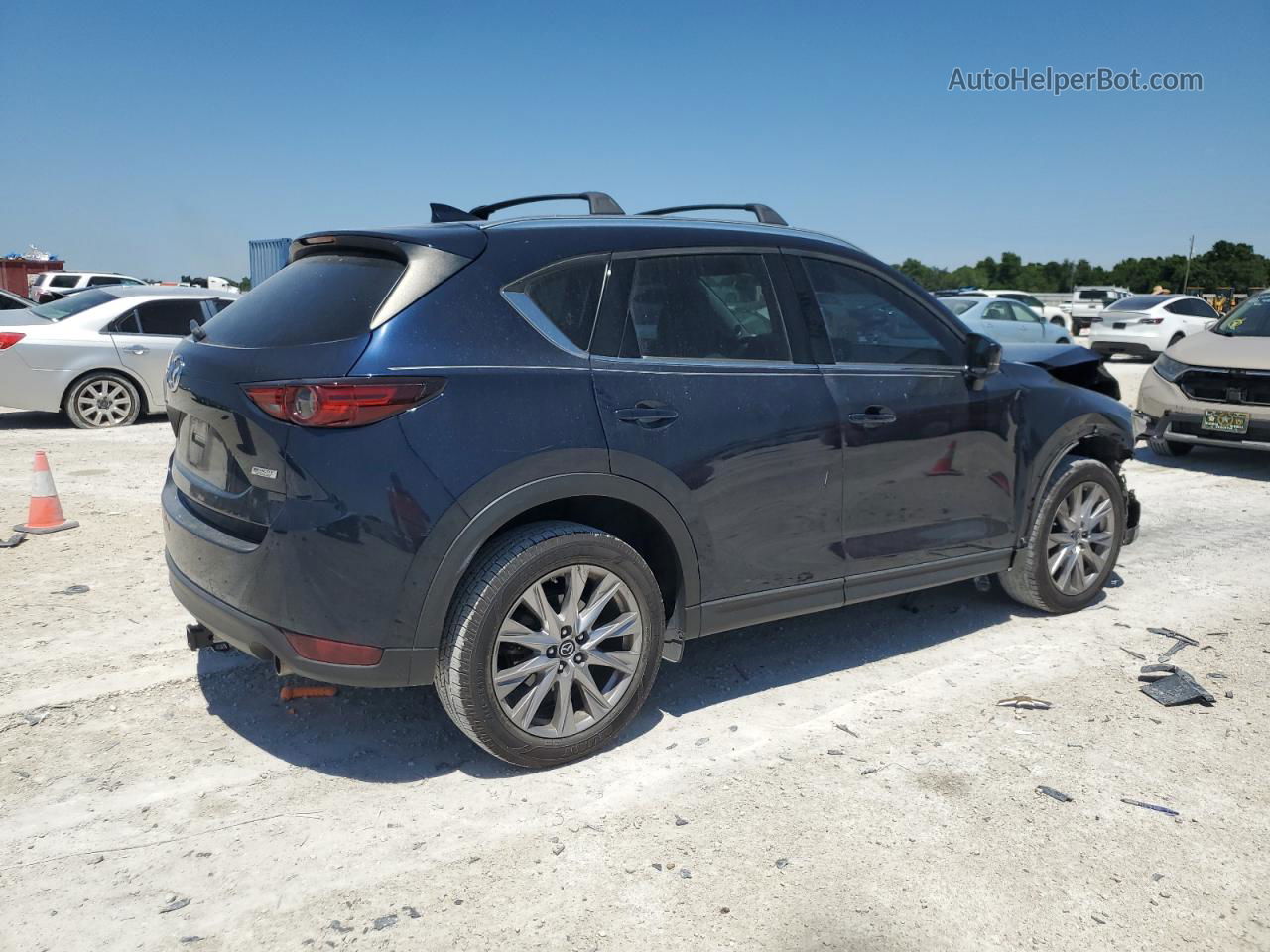 2019 Mazda Cx-5 Grand Touring Blue vin: JM3KFADM0K1523629