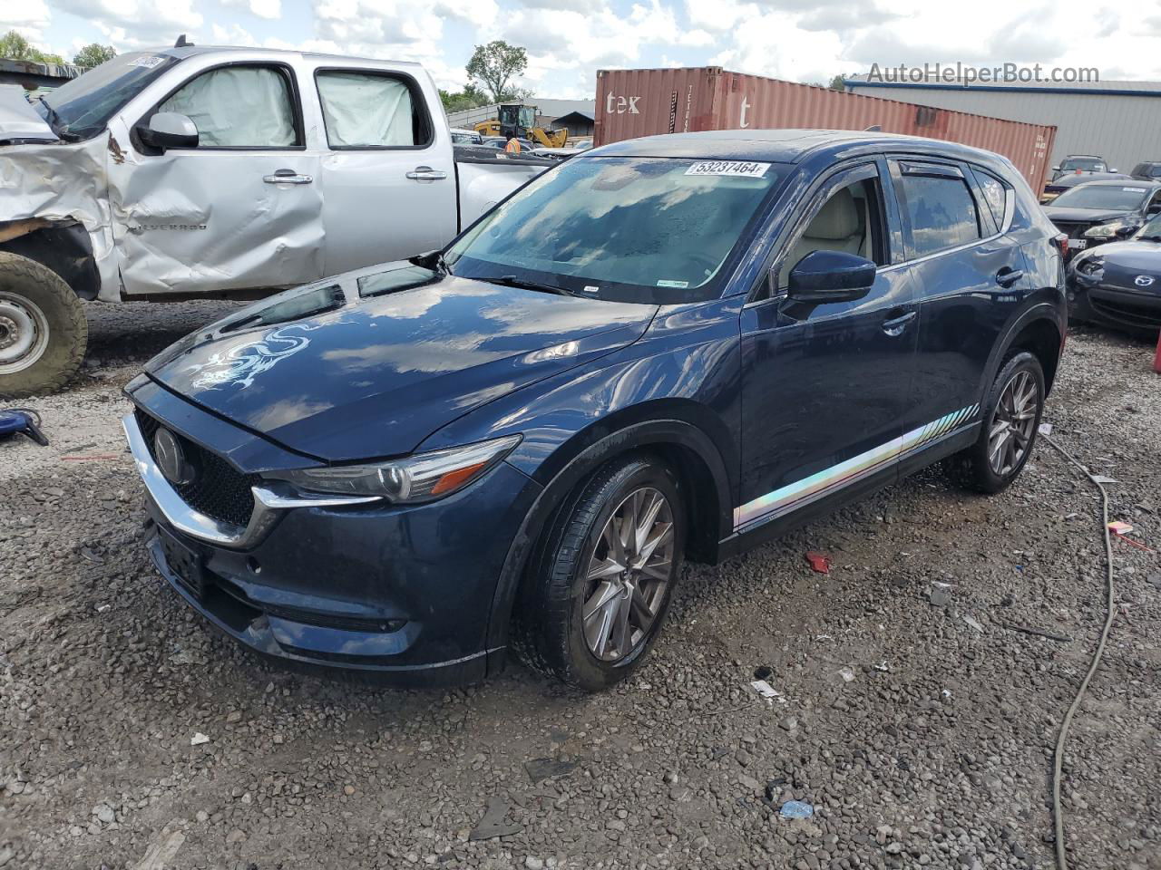 2019 Mazda Cx-5 Grand Touring Black vin: JM3KFADM0K1546330