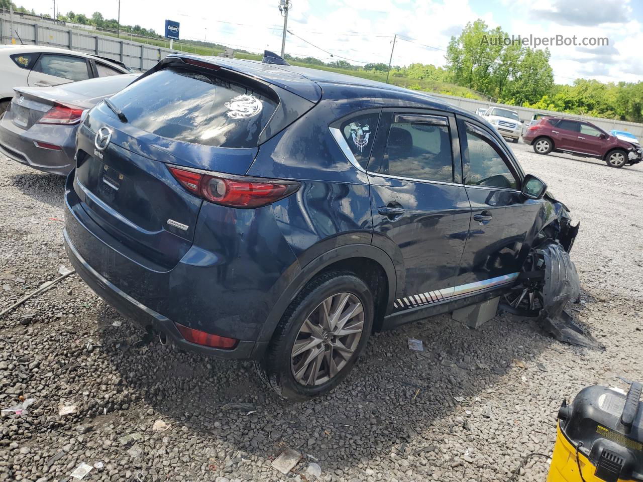 2019 Mazda Cx-5 Grand Touring Black vin: JM3KFADM0K1546330