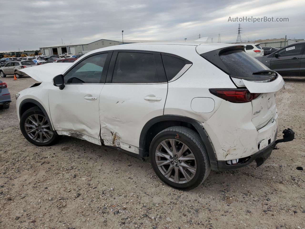 2019 Mazda Cx-5 Grand Touring Белый vin: JM3KFADM0K1679945