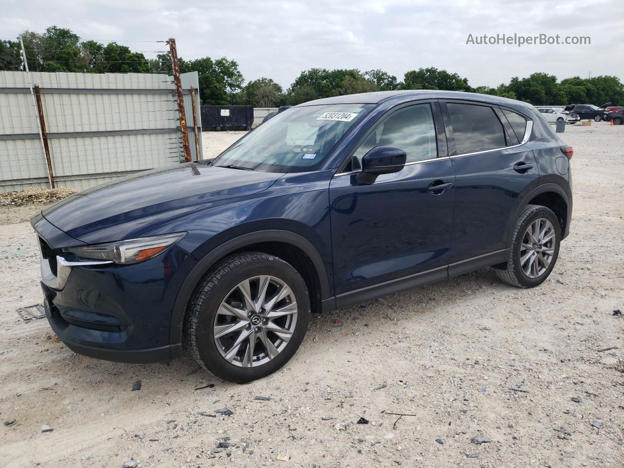 2021 Mazda Cx-5 Grand Touring Blue vin: JM3KFADM0M0382828