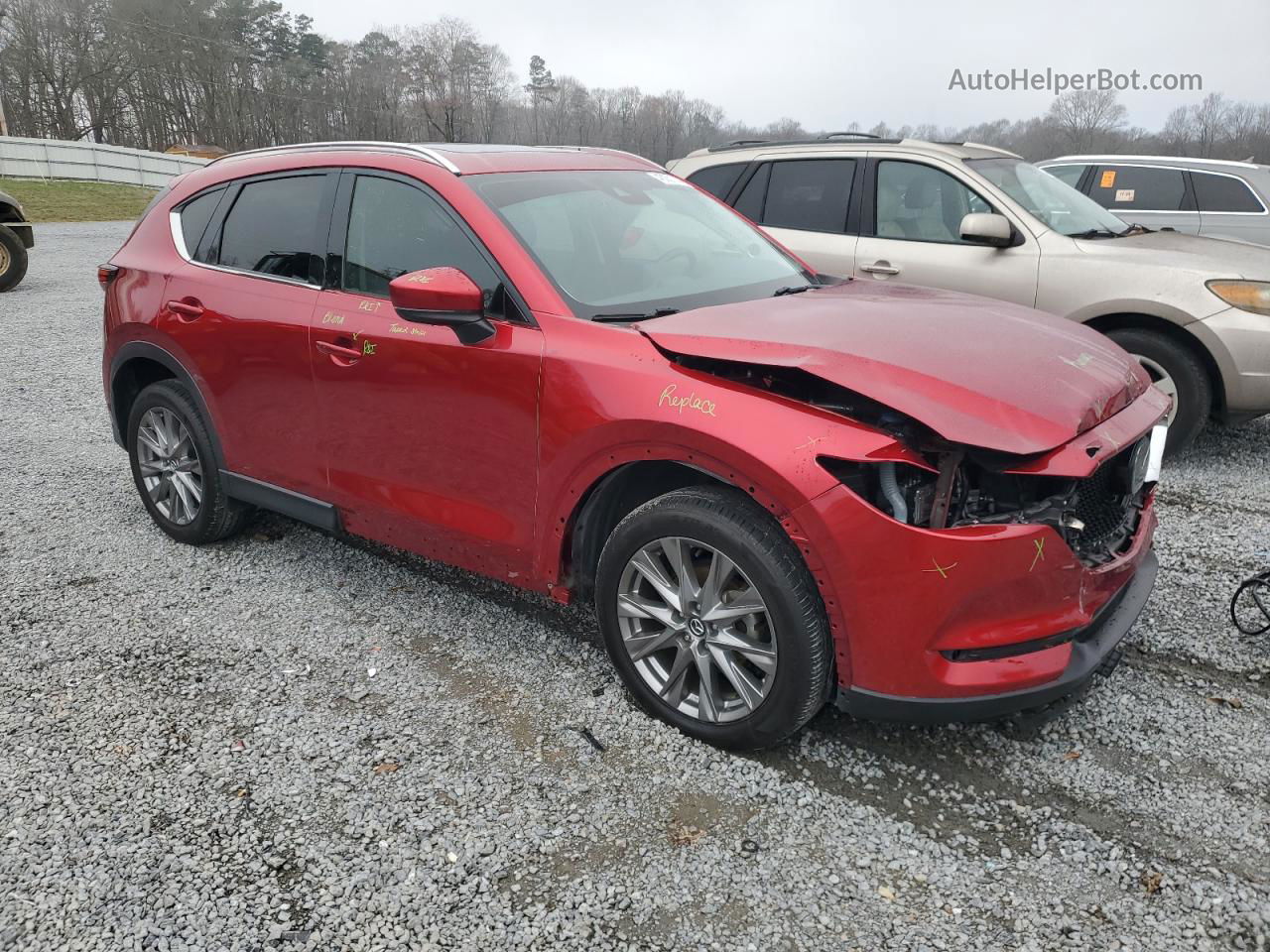 2021 Mazda Cx-5 Grand Touring Красный vin: JM3KFADM0M1349869