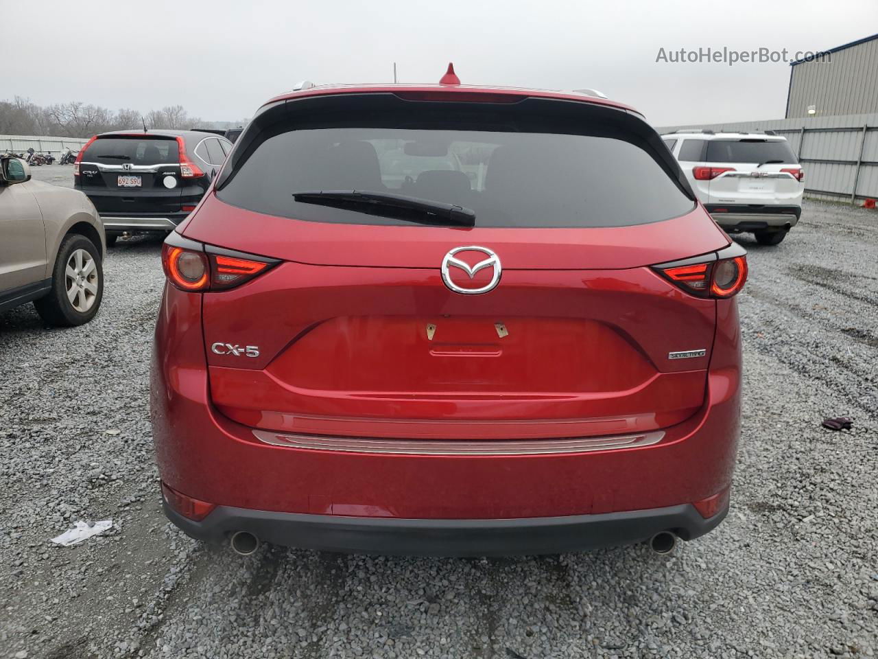 2021 Mazda Cx-5 Grand Touring Красный vin: JM3KFADM0M1349869