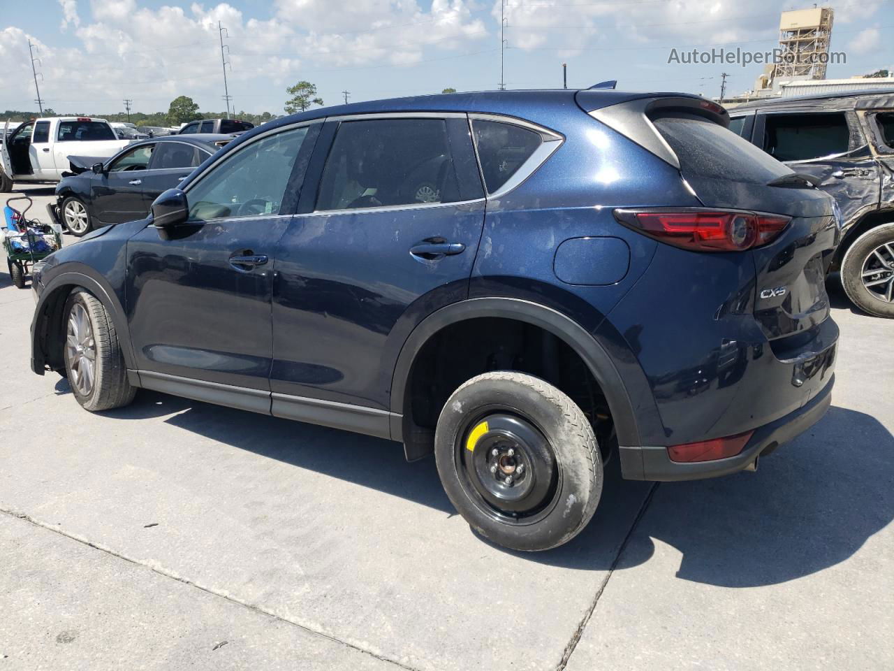 2019 Mazda Cx-5 Grand Touring Blue vin: JM3KFADM1K0545824