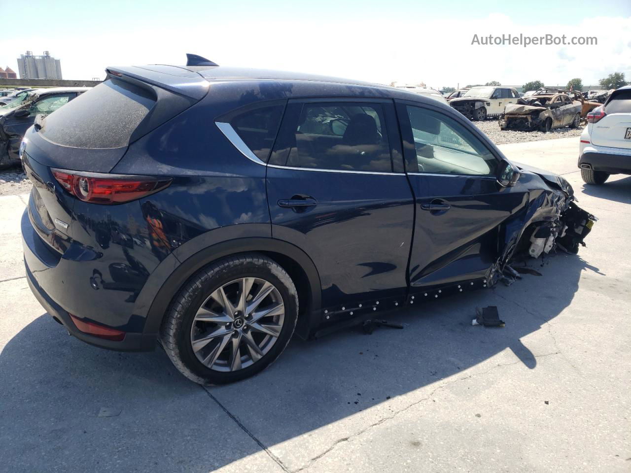 2019 Mazda Cx-5 Grand Touring Blue vin: JM3KFADM1K0545824