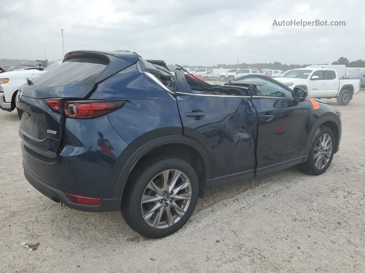 2019 Mazda Cx-5 Grand Touring Синий vin: JM3KFADM1K0694864