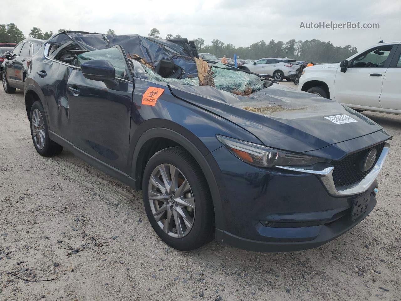 2019 Mazda Cx-5 Grand Touring Синий vin: JM3KFADM1K0694864