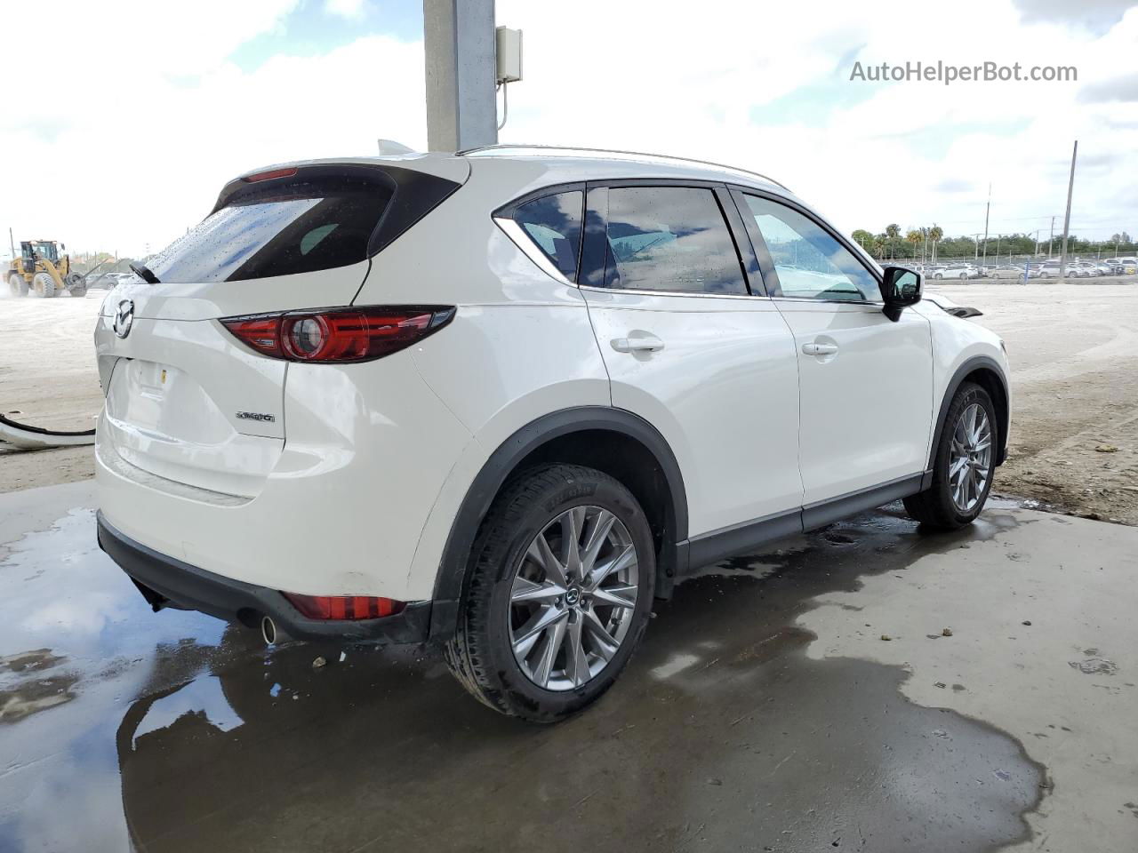 2021 Mazda Cx-5 Grand Touring White vin: JM3KFADM1M1301765