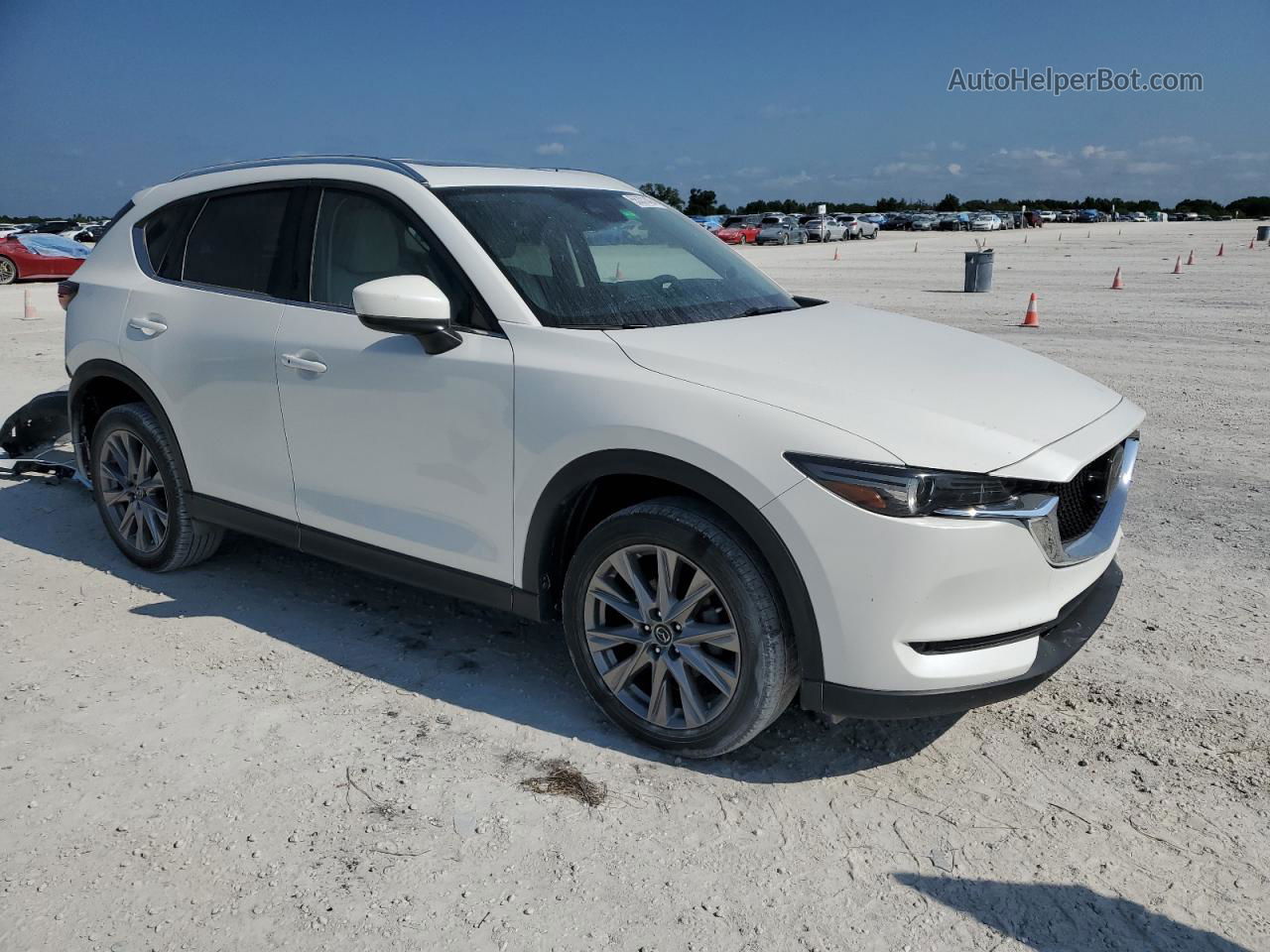 2021 Mazda Cx-5 Grand Touring Белый vin: JM3KFADM2M0303613