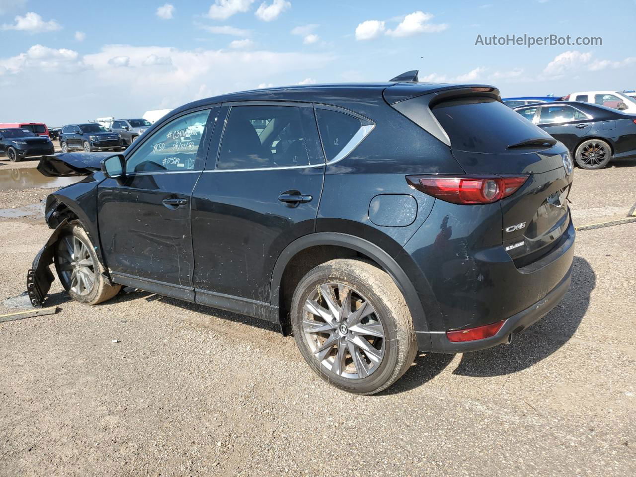 2019 Mazda Cx-5 Grand Touring Black vin: JM3KFADM3K0605604