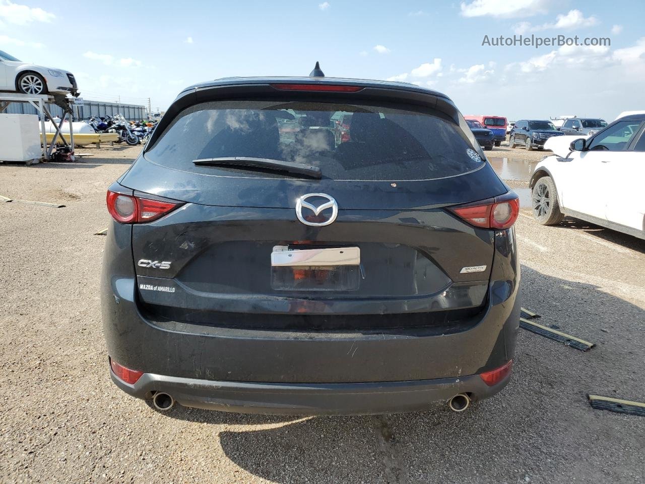 2019 Mazda Cx-5 Grand Touring Black vin: JM3KFADM3K0605604