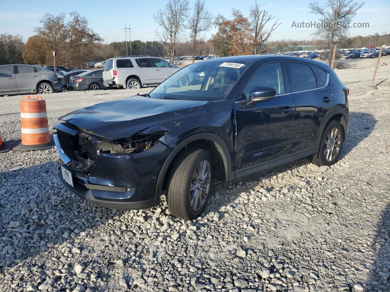 2019 Mazda Cx-5 Grand Touring Black vin: JM3KFADM3K1517436