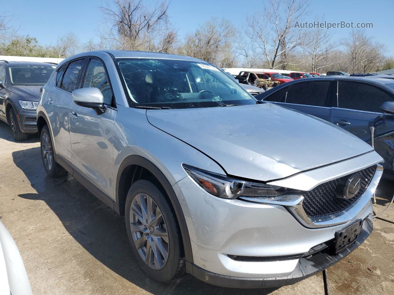 2021 Mazda Cx-5 Grand Touring Silver vin: JM3KFADM3M0404899