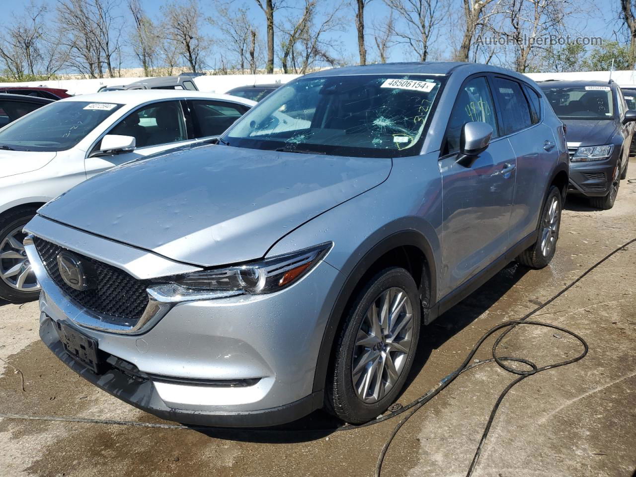 2021 Mazda Cx-5 Grand Touring Silver vin: JM3KFADM3M0404899