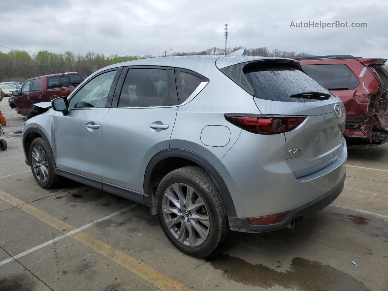 2021 Mazda Cx-5 Grand Touring Silver vin: JM3KFADM3M1344049