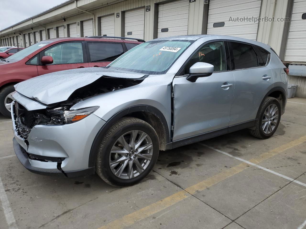 2021 Mazda Cx-5 Grand Touring Silver vin: JM3KFADM3M1344049