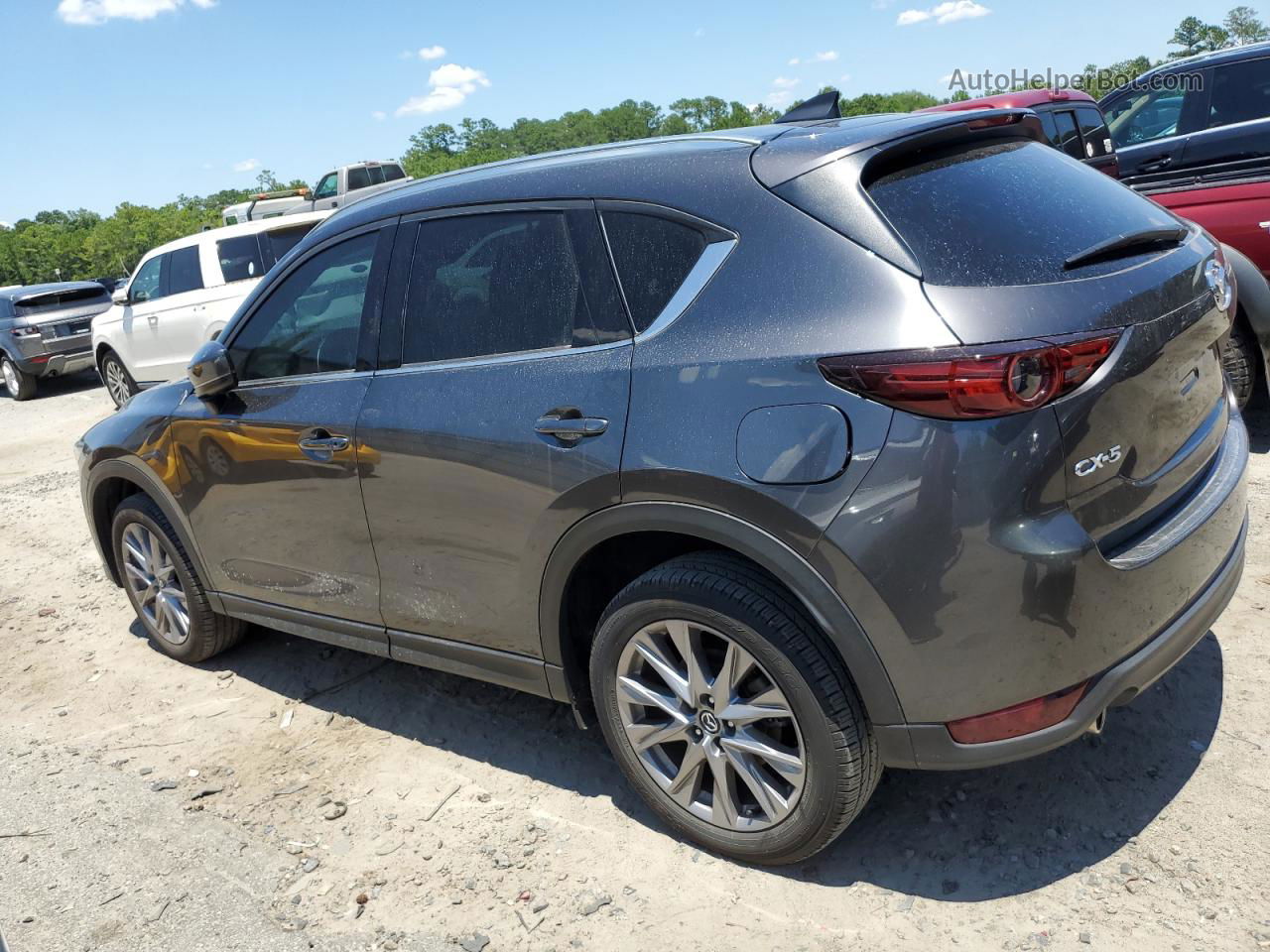 2021 Mazda Cx-5 Grand Touring Gray vin: JM3KFADM3M1381554