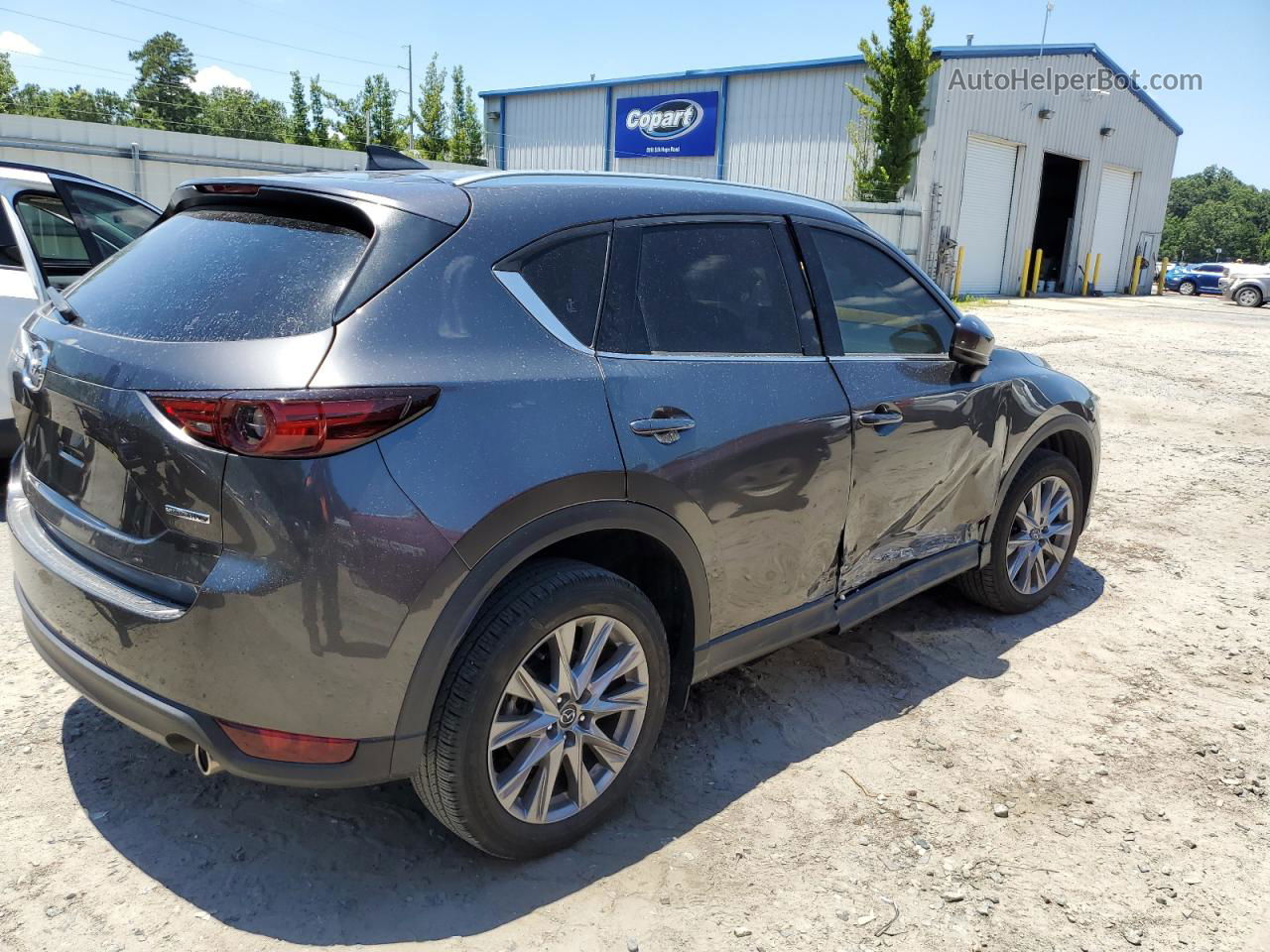 2021 Mazda Cx-5 Grand Touring Gray vin: JM3KFADM3M1381554