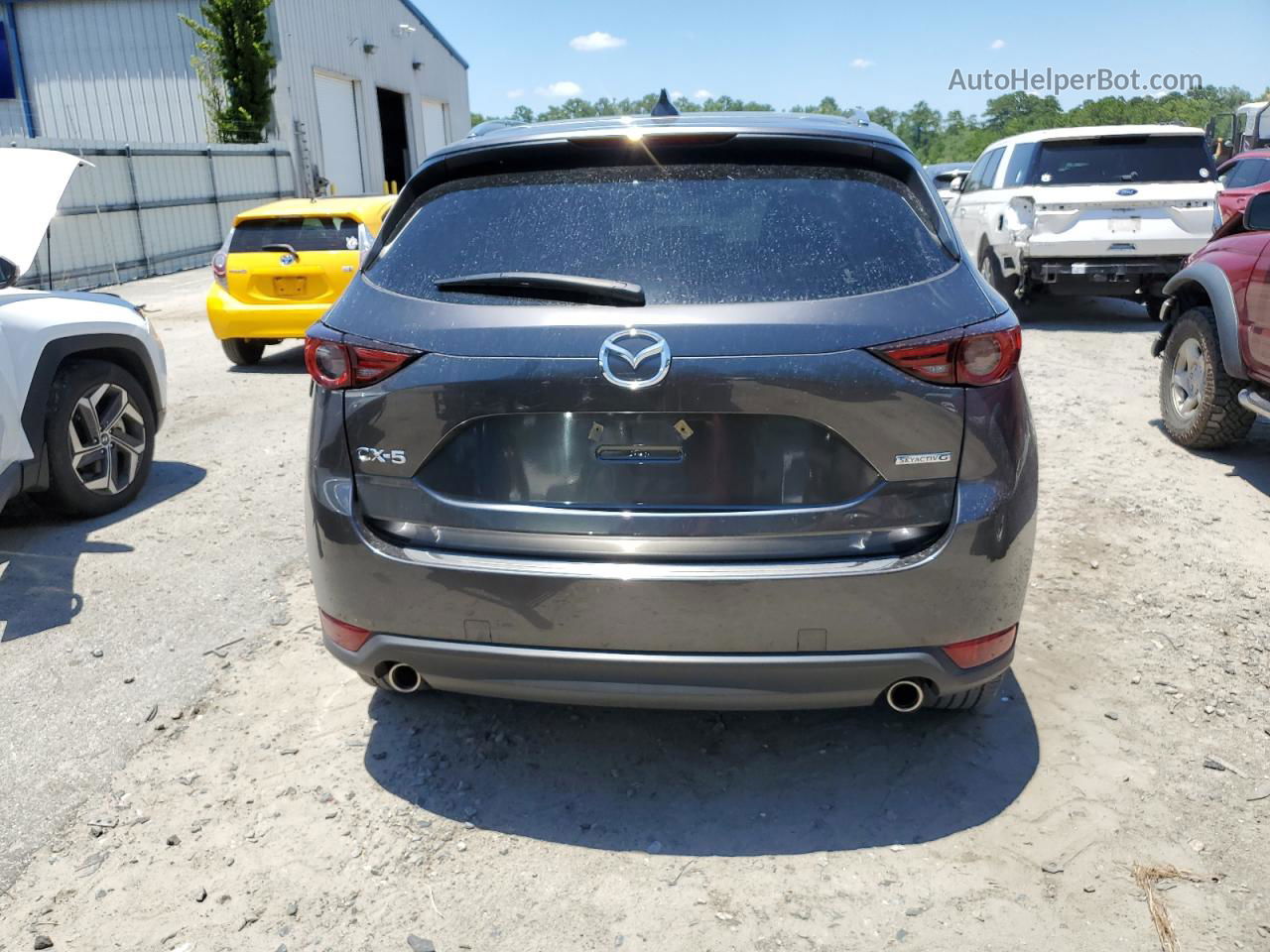 2021 Mazda Cx-5 Grand Touring Серый vin: JM3KFADM3M1381554