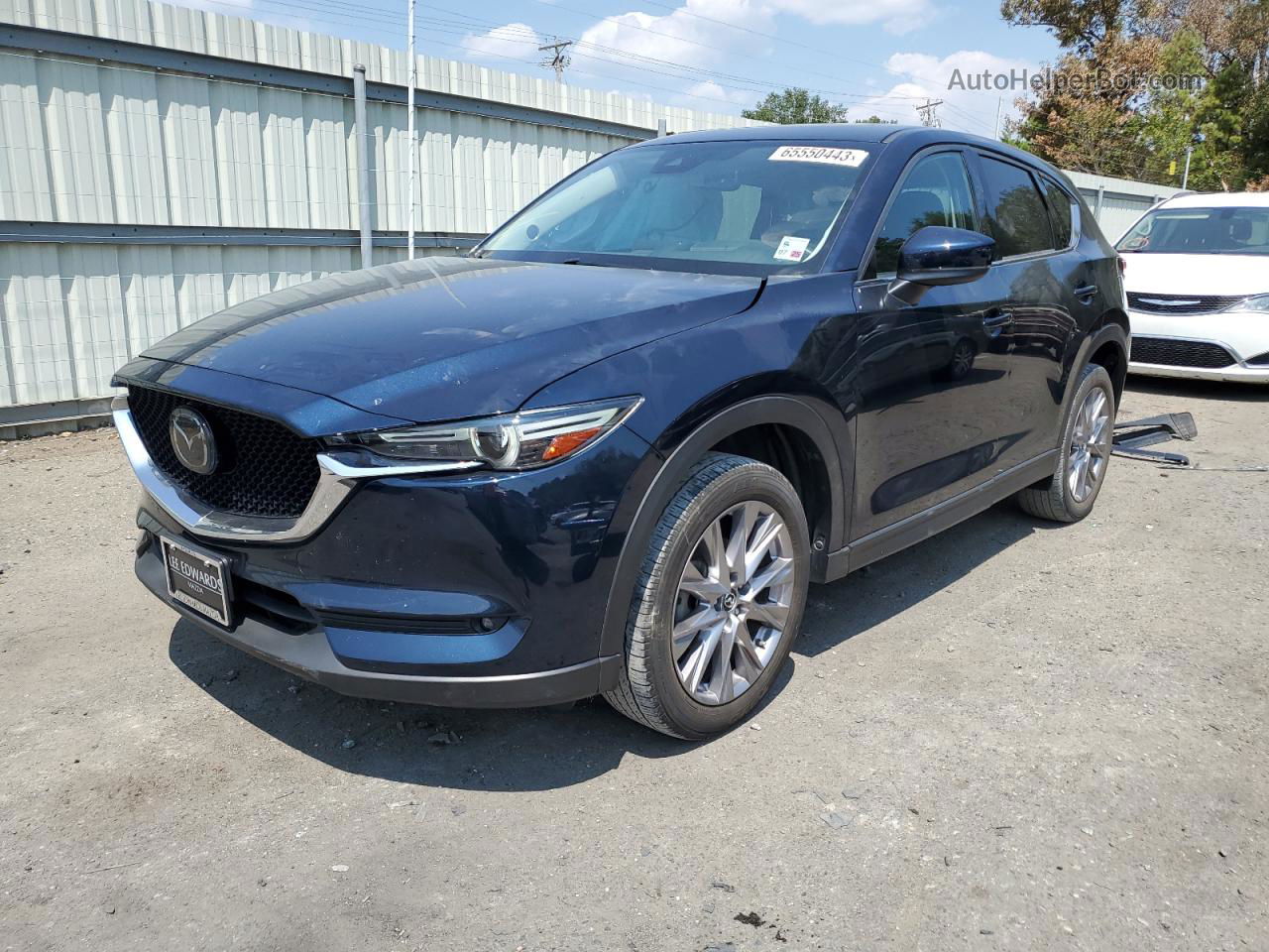 2019 Mazda Cx-5 Grand Touring Синий vin: JM3KFADM4K0662958