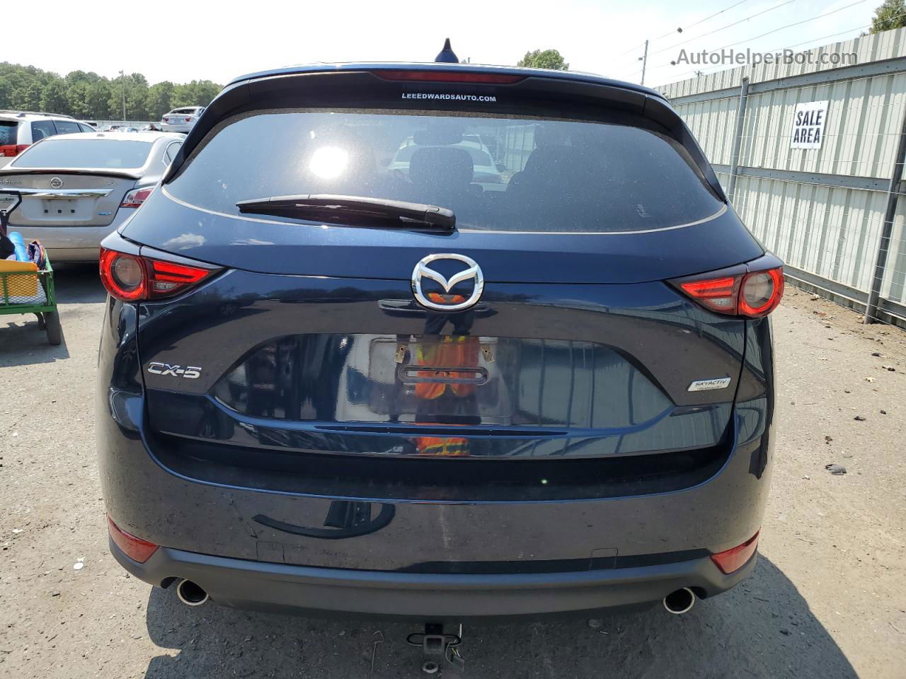 2019 Mazda Cx-5 Grand Touring Синий vin: JM3KFADM4K0662958