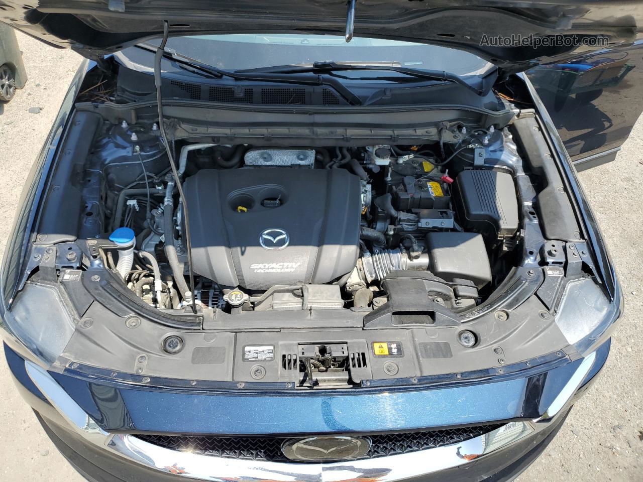 2019 Mazda Cx-5 Grand Touring Синий vin: JM3KFADM4K0662958