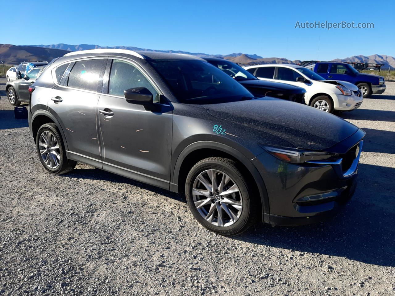 2019 Mazda Cx-5 Grand Touring Gray vin: JM3KFADM4K0672535