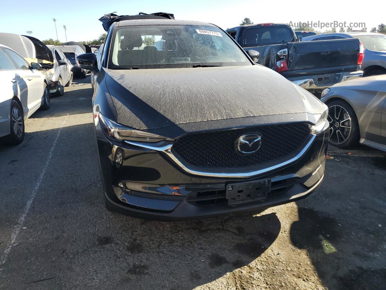 2019 Mazda Cx-5 Grand Touring Black vin: JM3KFADM4K1517316