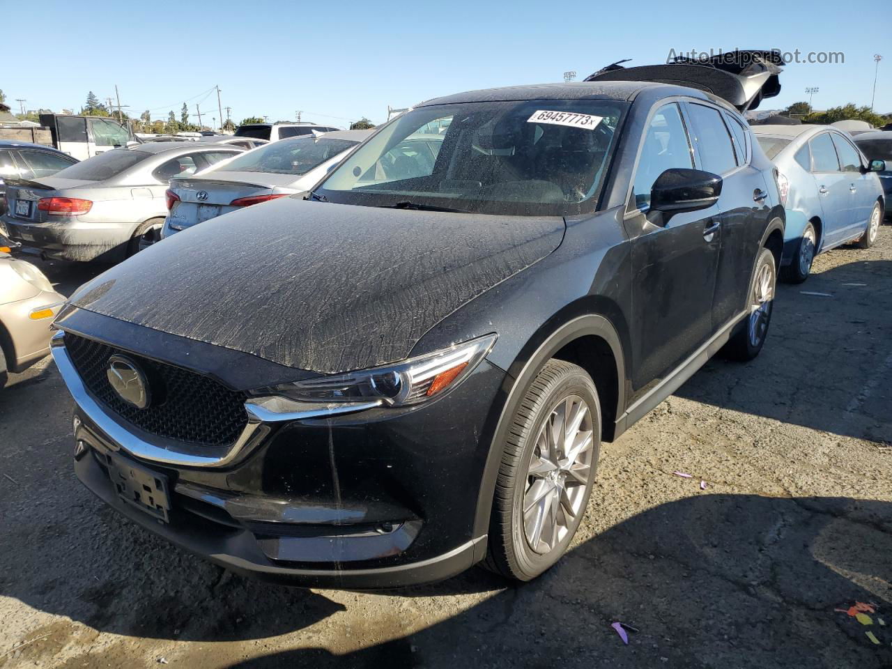 2019 Mazda Cx-5 Grand Touring Black vin: JM3KFADM4K1517316