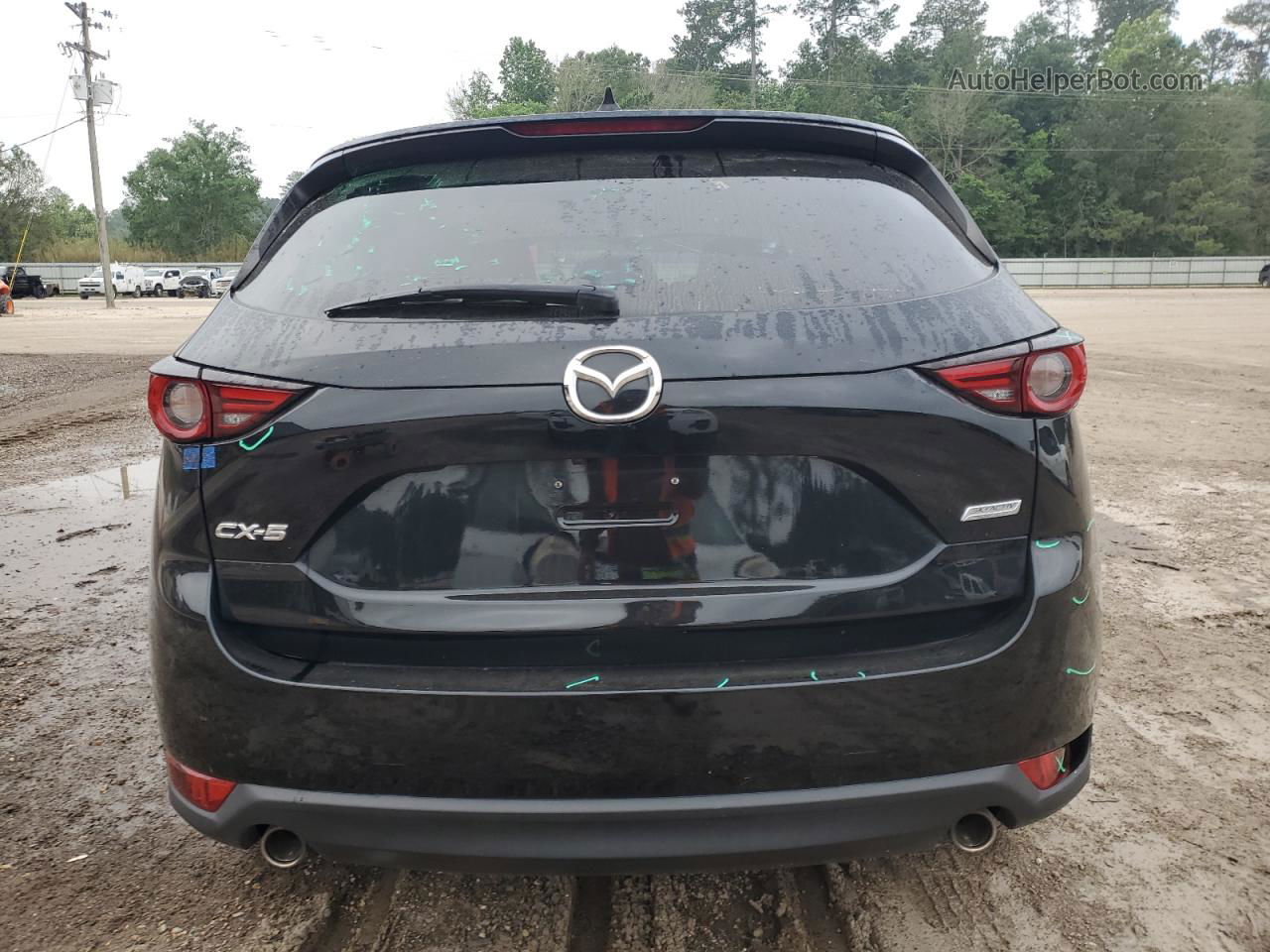 2019 Mazda Cx-5 Grand Touring Black vin: JM3KFADM4K1556133