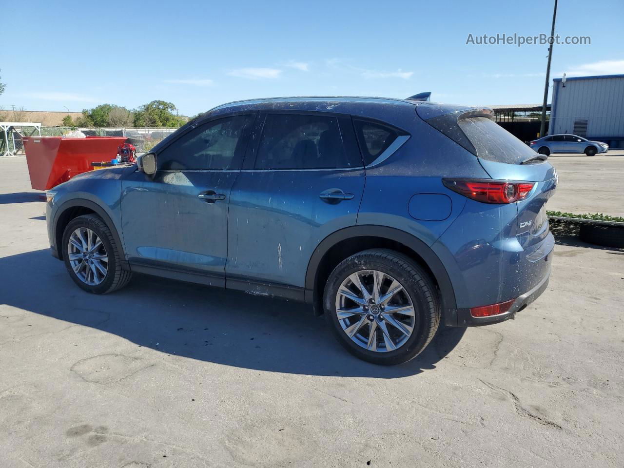 2019 Mazda Cx-5 Grand Touring Синий vin: JM3KFADM4K1575281