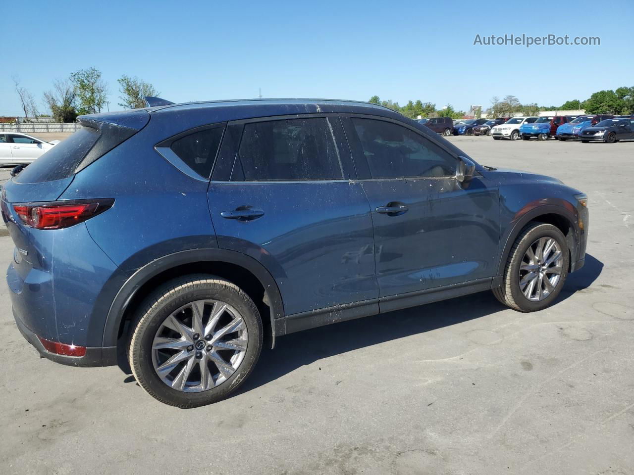 2019 Mazda Cx-5 Grand Touring Синий vin: JM3KFADM4K1575281