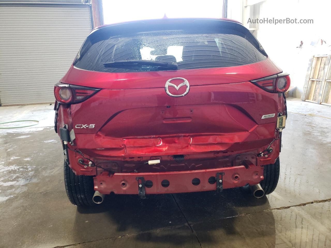 2019 Mazda Cx-5 Grand Touring Красный vin: JM3KFADM4K1608375