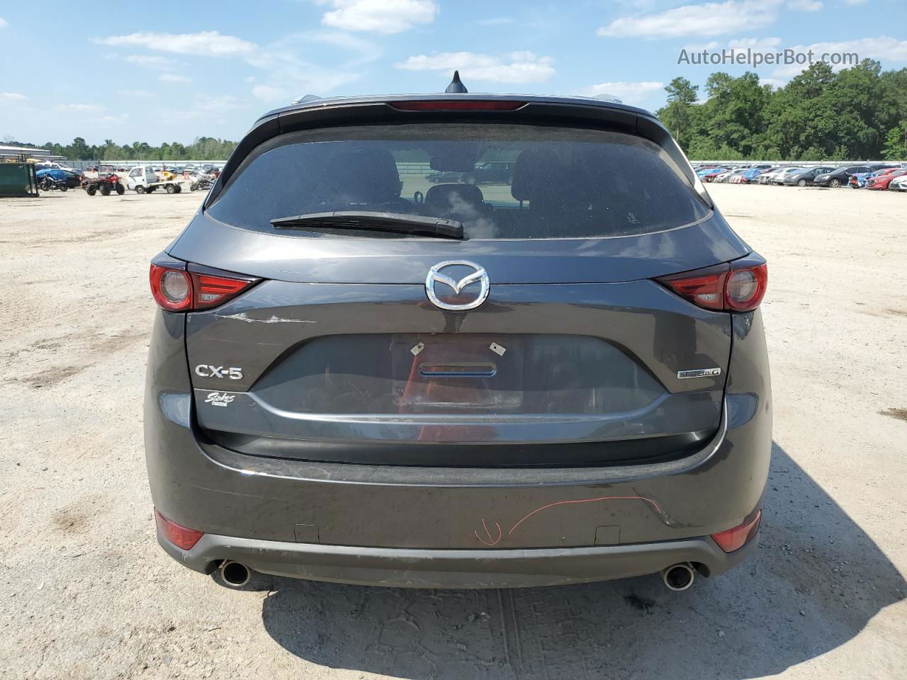 2021 Mazda Cx-5 Grand Touring Gray vin: JM3KFADM4M0303628