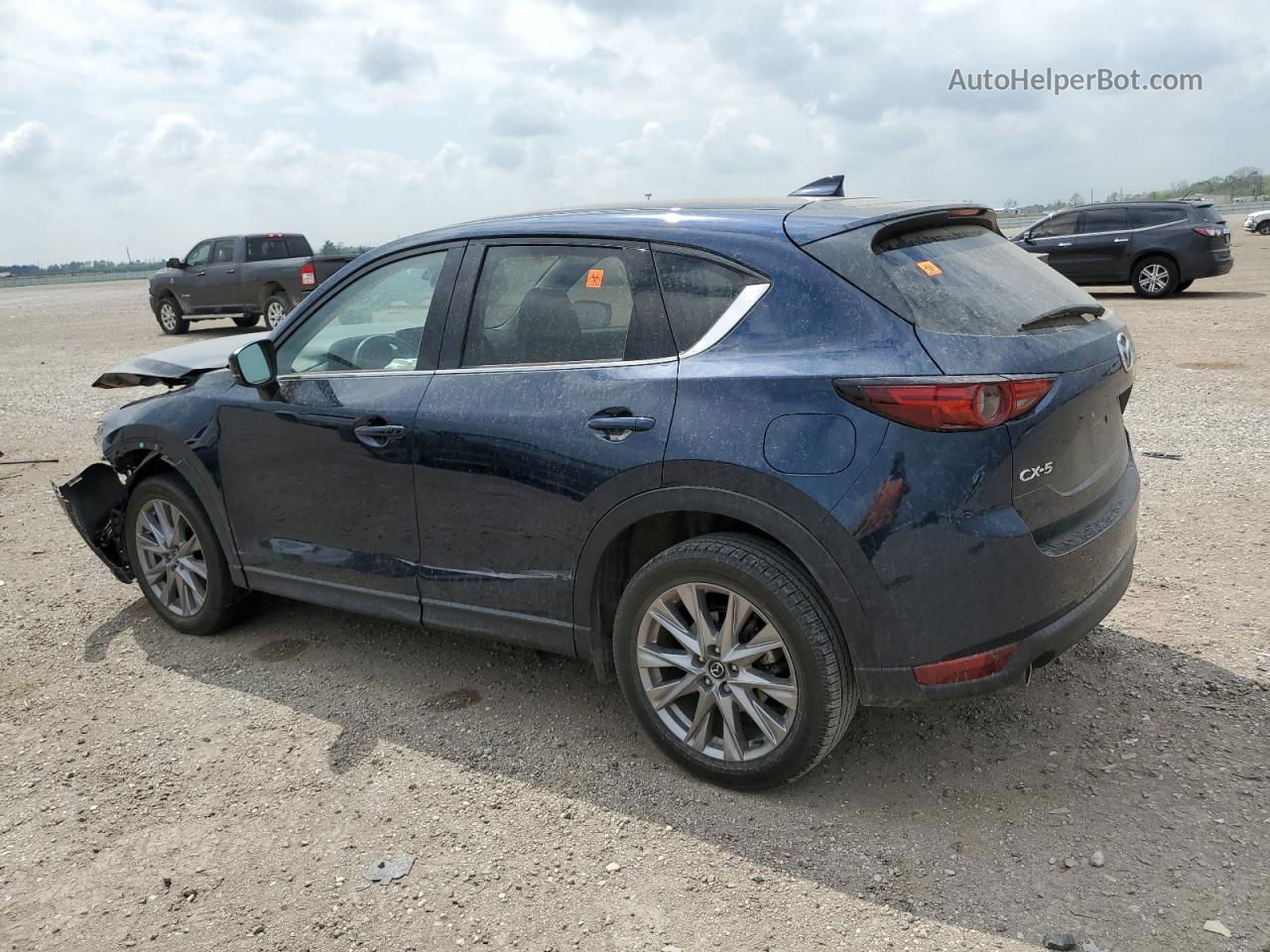 2021 Mazda Cx-5 Grand Touring Синий vin: JM3KFADM4M0379365