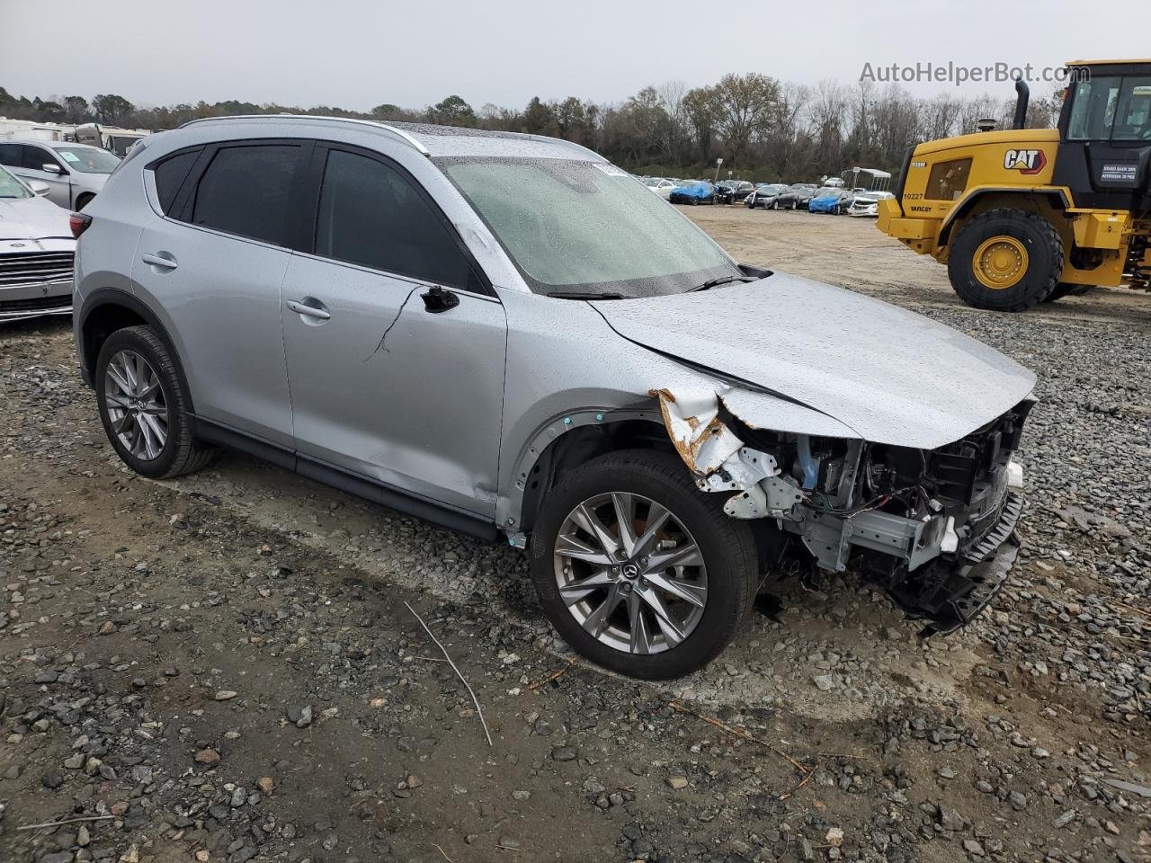 2021 Mazda Cx-5 Grand Touring Серебряный vin: JM3KFADM4M1349311