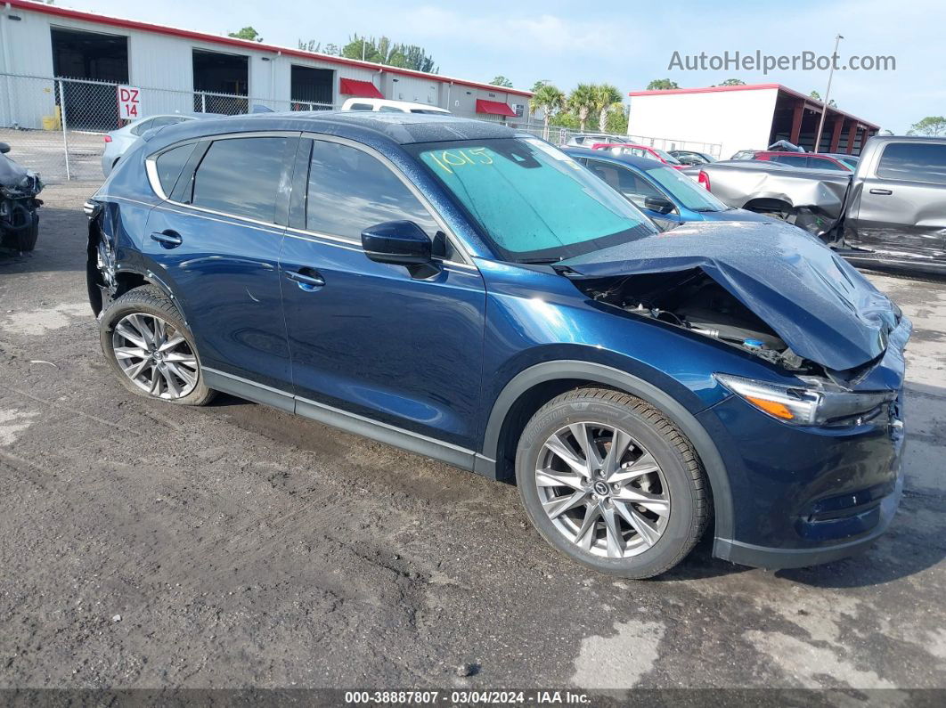 2021 Mazda Cx-5 Grand Touring Blue vin: JM3KFADM5M0301015