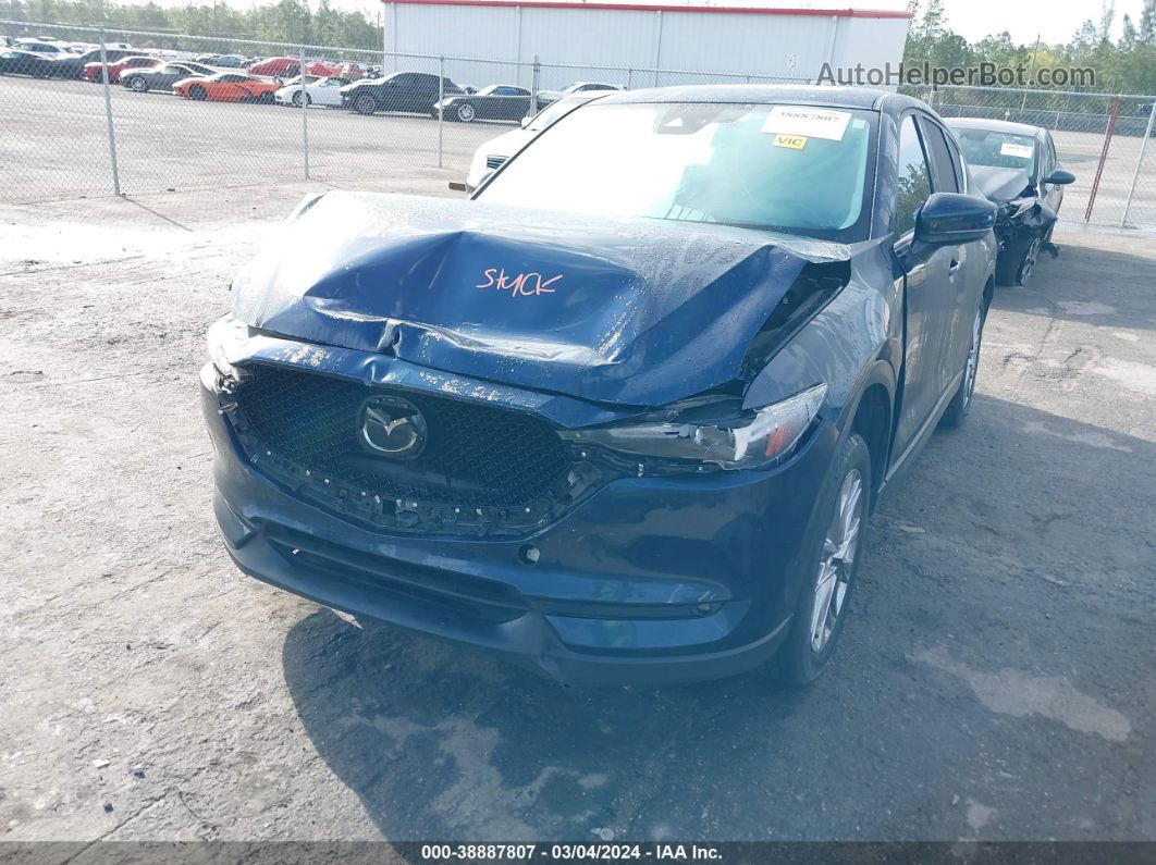 2021 Mazda Cx-5 Grand Touring Синий vin: JM3KFADM5M0301015