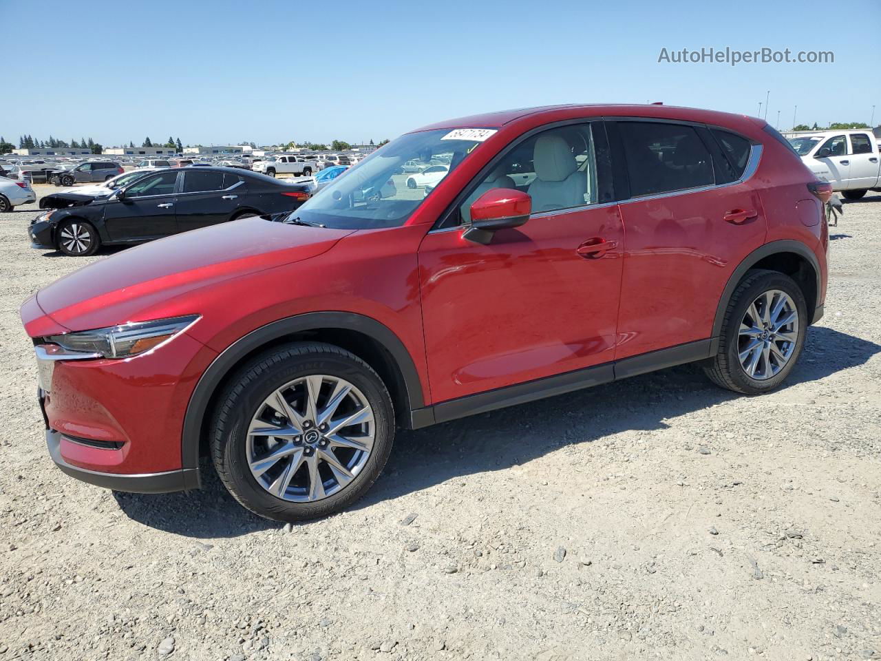 2019 Mazda Cx-5 Grand Touring Red vin: JM3KFADM7K1522557