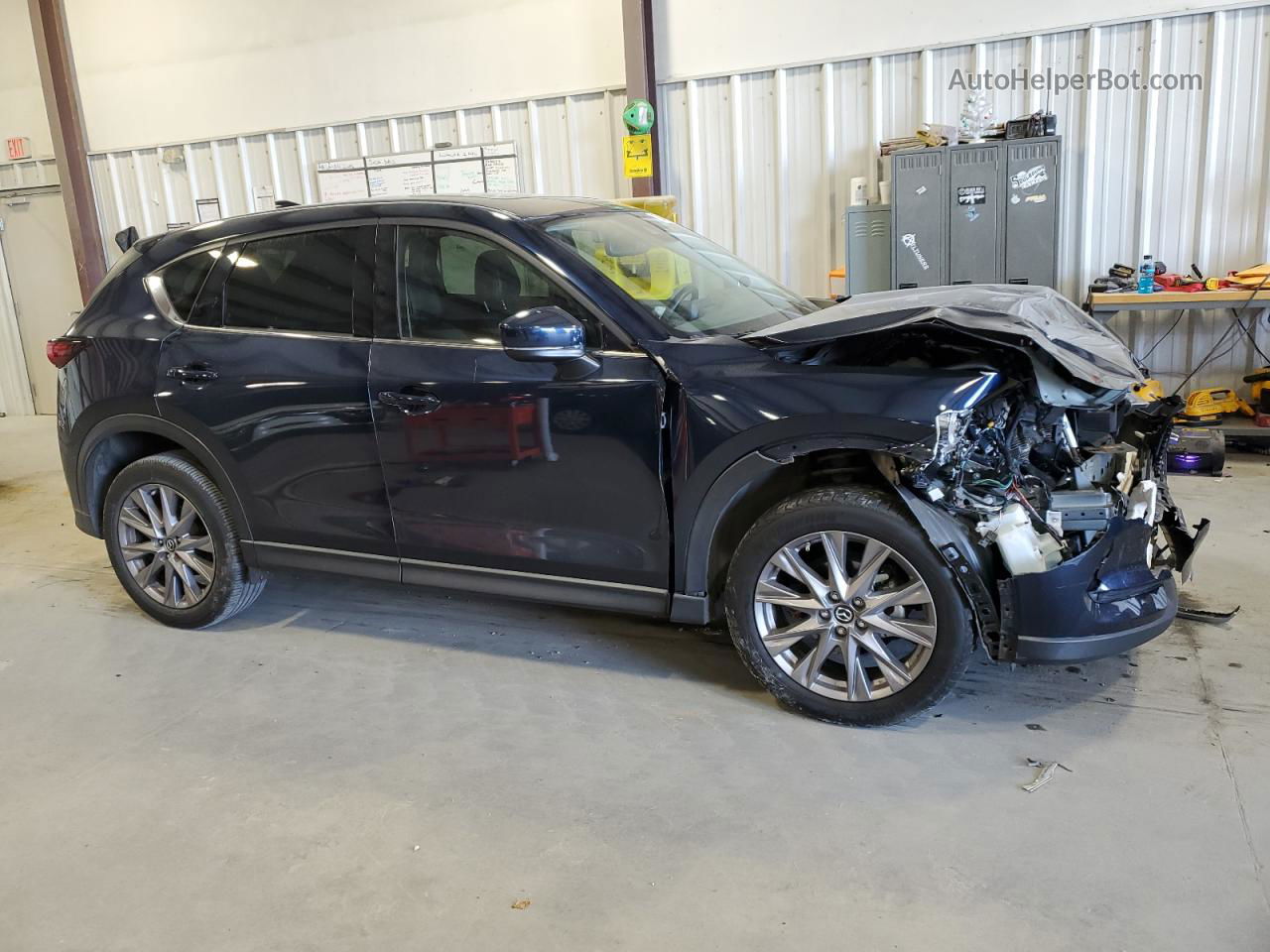 2019 Mazda Cx-5 Grand Touring Синий vin: JM3KFADM7K1638664