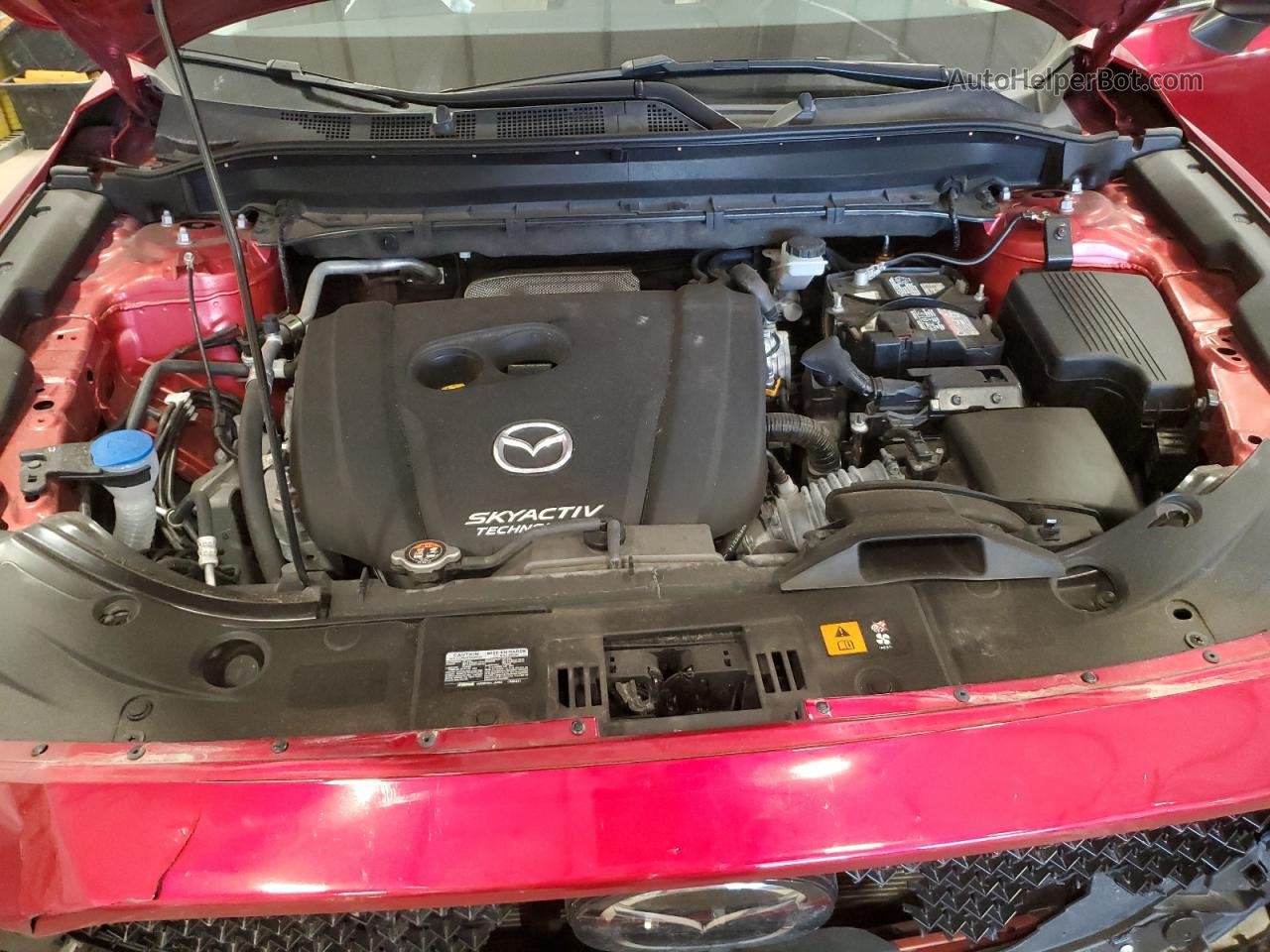 2019 Mazda Cx-5 Grand Touring Maroon vin: JM3KFADM7K1648949
