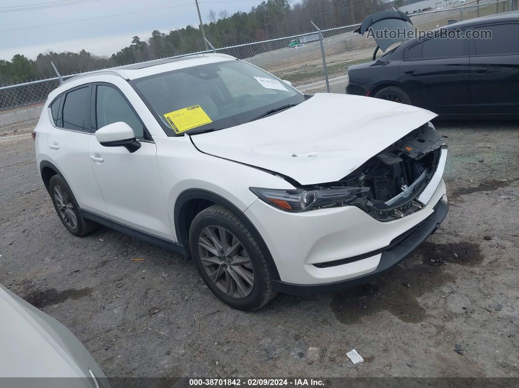 2019 Mazda Cx-5 Grand Touring White vin: JM3KFADM7K1661538