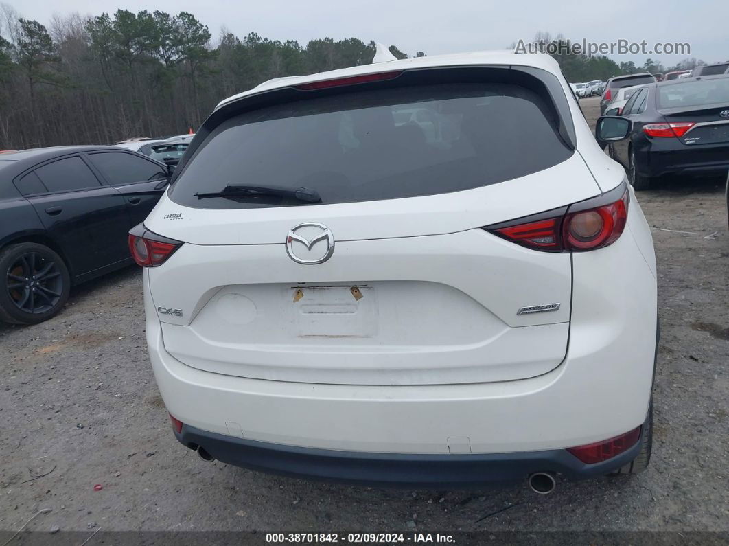 2019 Mazda Cx-5 Grand Touring White vin: JM3KFADM7K1661538